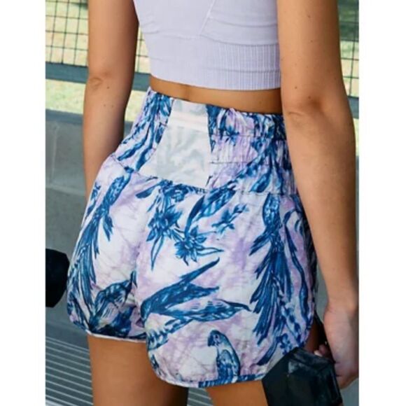 NWT Free People High Rise The Way Home Short Smocked Waistband Printed SZ Small - Picture 4 of 15